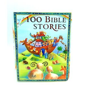 100 Bible Stories for Children (2010) Miles Kelly Hardcover Kids Bible Book